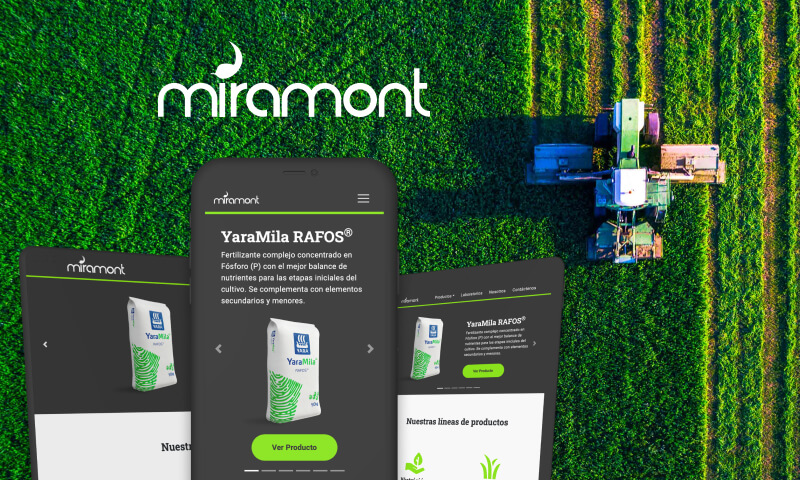 Miramont agriculture products distributor website